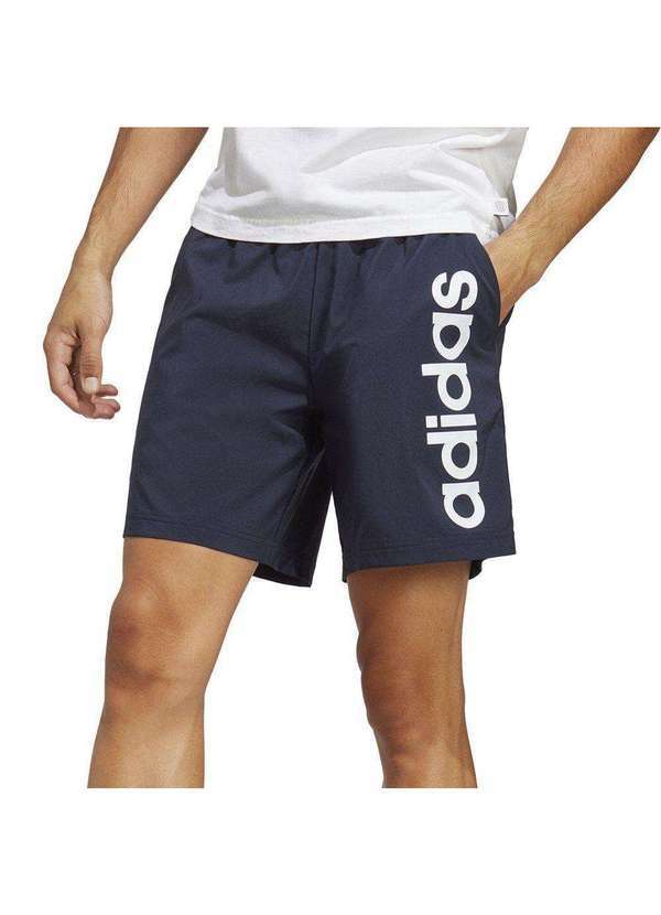 Adidas - Short Adidas Essentials Chelsea Linear Logo Masculino Azul