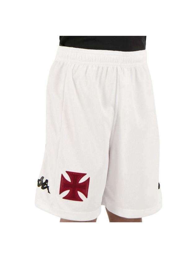 Kappa - Short Kappa Vasco Home Player Ryder Masculino Branco