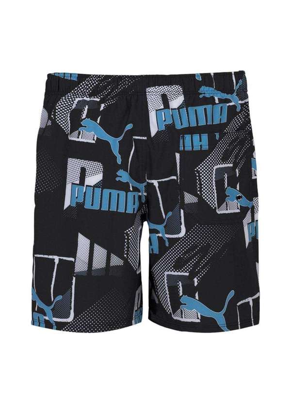 Puma - Short Puma Board Estampado Masculino Rosa 2