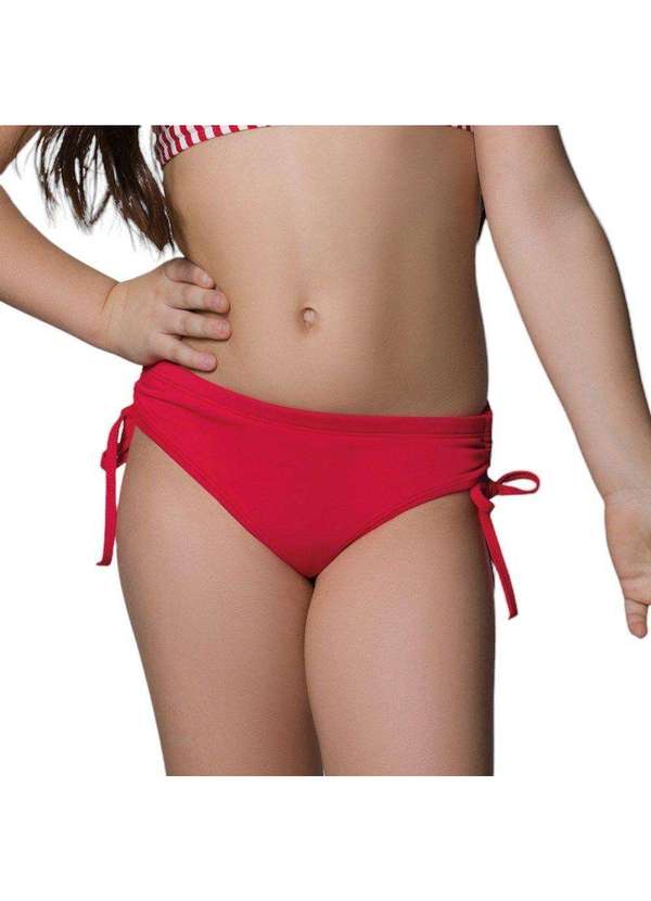 Selene - Biquíni Selene Top e Calcinha Básico Juvenil Vermelho 3
