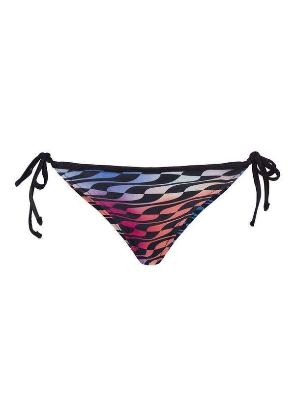 Puma - Calcinha Biquíni Puma com Laço Estampada Feminina Calcinha Biquíni Puma Feminina
