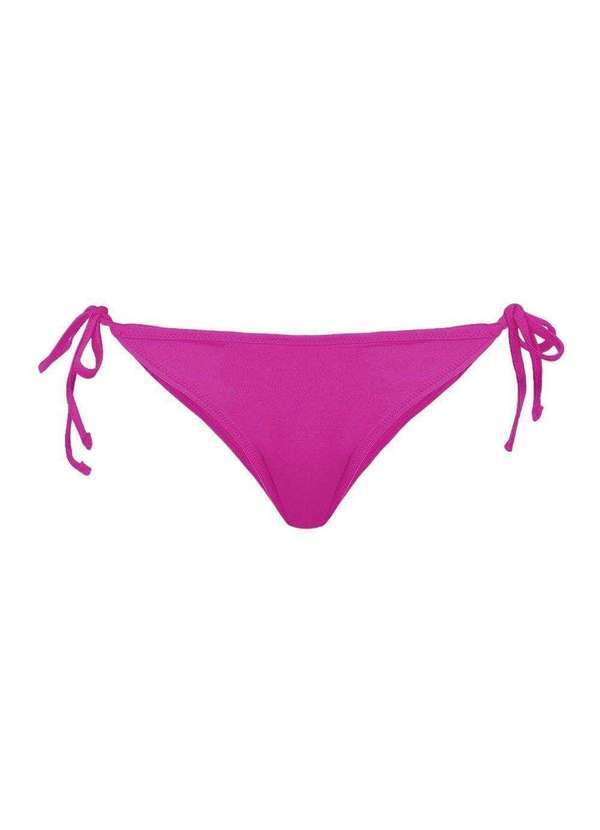 Puma - Calcinha Biquíni Puma com Laço Feminina Rosa