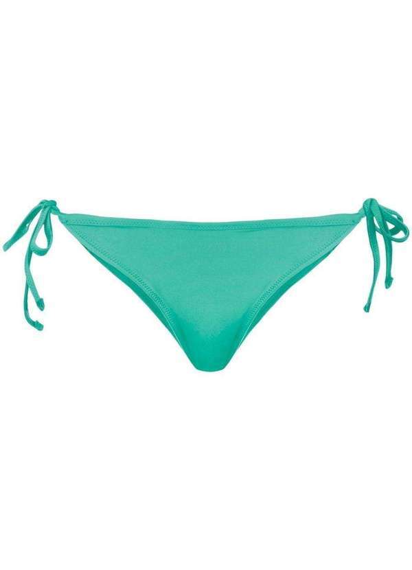 Puma - Calcinha Biquíni Puma com Laço Feminina Verde 2
