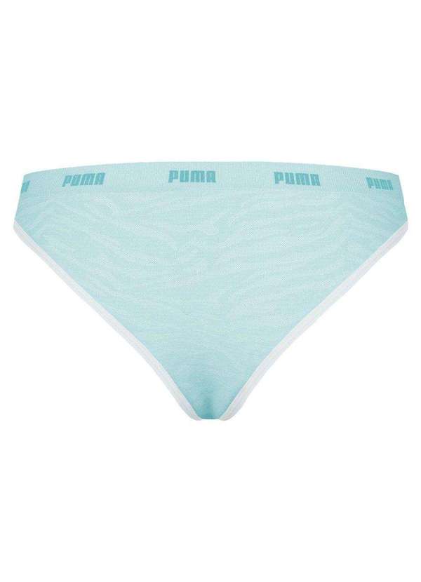 Puma - Calcinha Biquini Puma sem Costura Azul 2