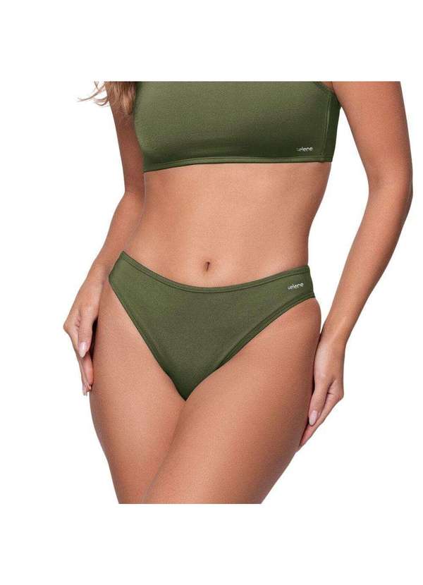 Selene - Calcinha Biquíni Selene Básica Feminina Verde