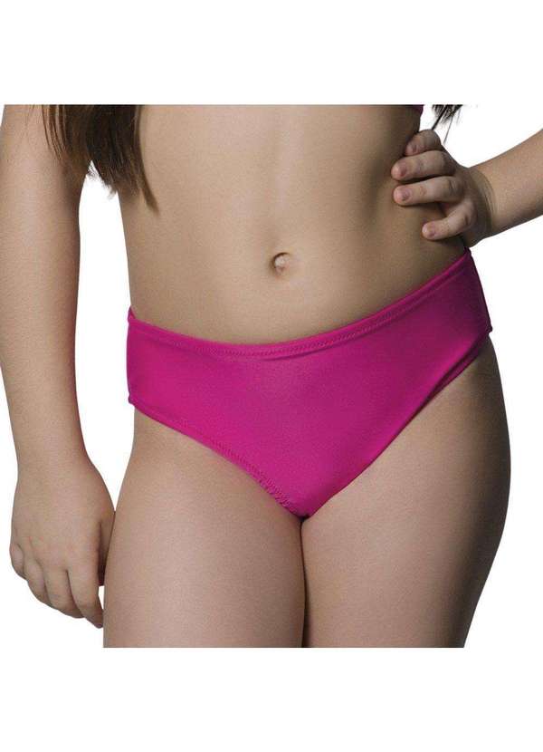 Selene - Calcinha Biquíni Selene Básica Infantil Rosa