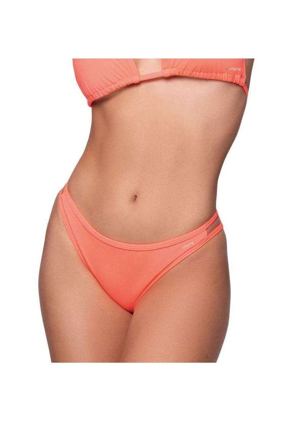 Selene - Calcinha Biquíni Selene com Tiras Feminina Laranja