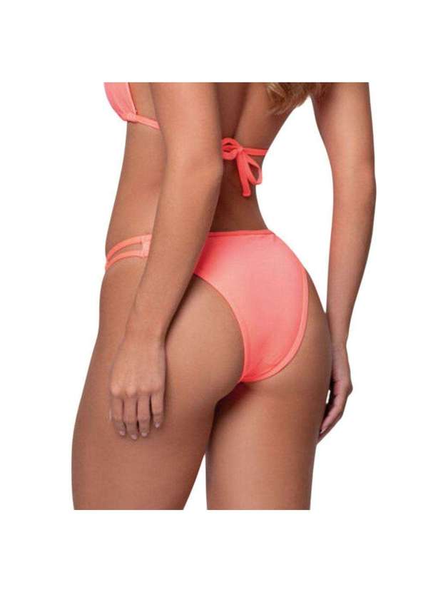 Selene - Calcinha Biquíni Selene com Tiras Feminina Laranja 2