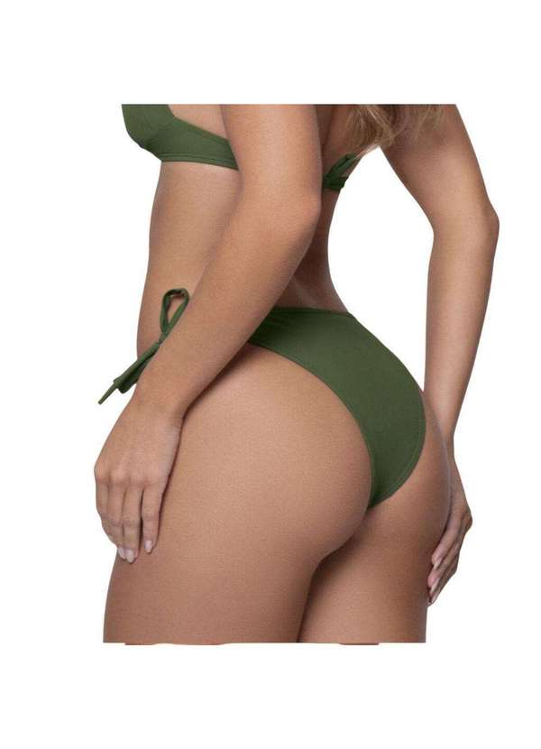 Selene - Calcinha Biquíni Selene de Amarrar Feminina Verde 2