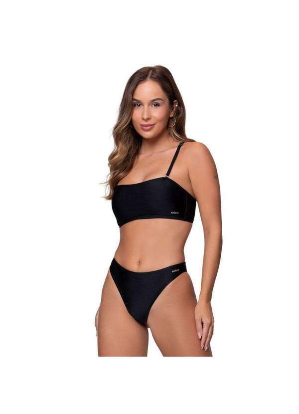 Selene - Conjunto Biquíni Selene Top Calcinha Básico Feminino Preto