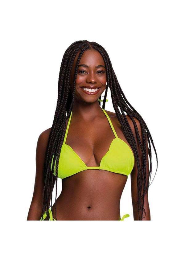 Selene - Top Biquíni Selene Frufru Cortininha Feminino Verde