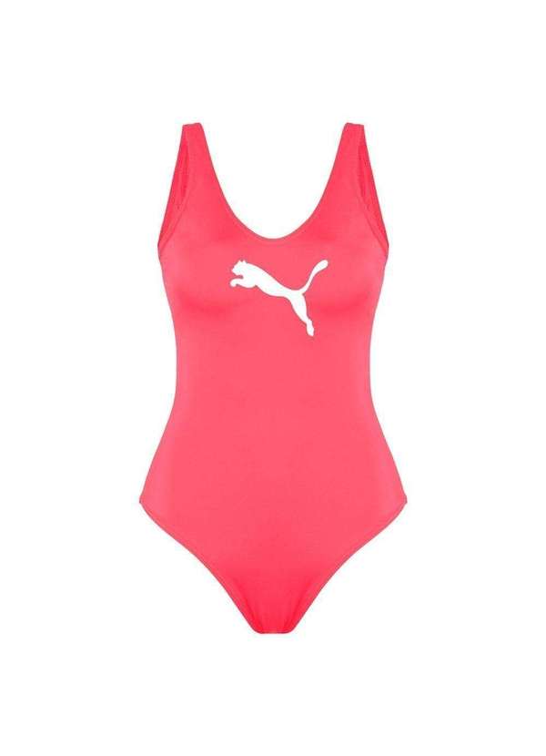 Puma - Maiô Puma Clássico Feminino Vermelho