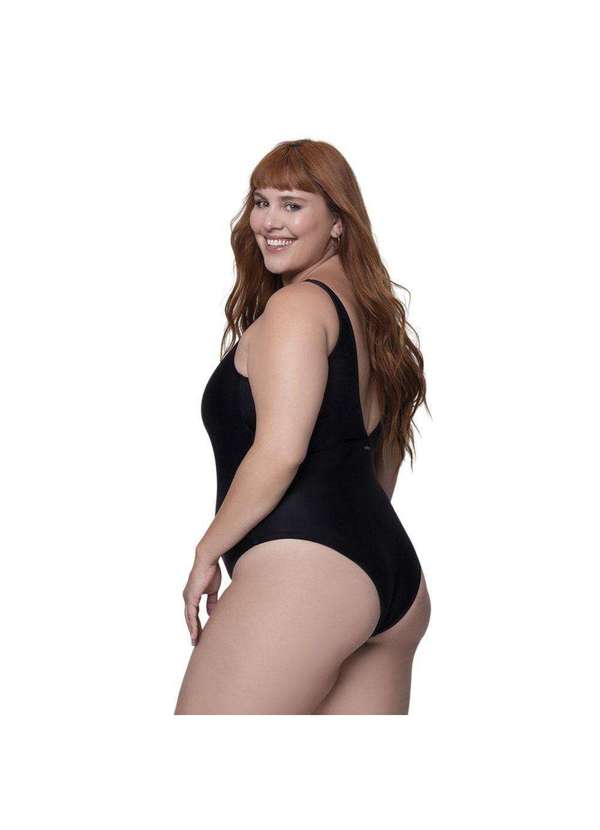 Selene - Maiô Regata Selene Básico Plus Size Feminino Preto 2