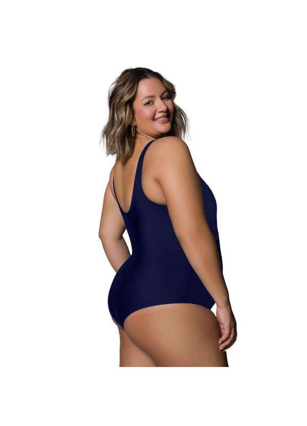 Selene - Maiô Regata Selene Básico Plus Size Feminino Azul 2