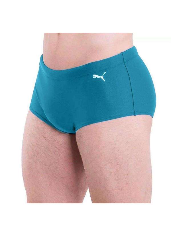 Puma - Sunga Puma Lateral Larga Masculina Azul 1