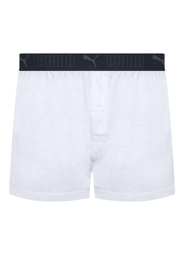 Puma - Cueca Samba Canção Puma Pijama Masculina Branco