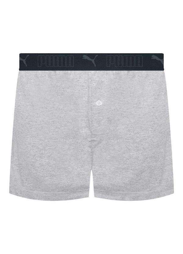 Puma - Cueca Samba Canção Puma Pijama Masculina Cinza