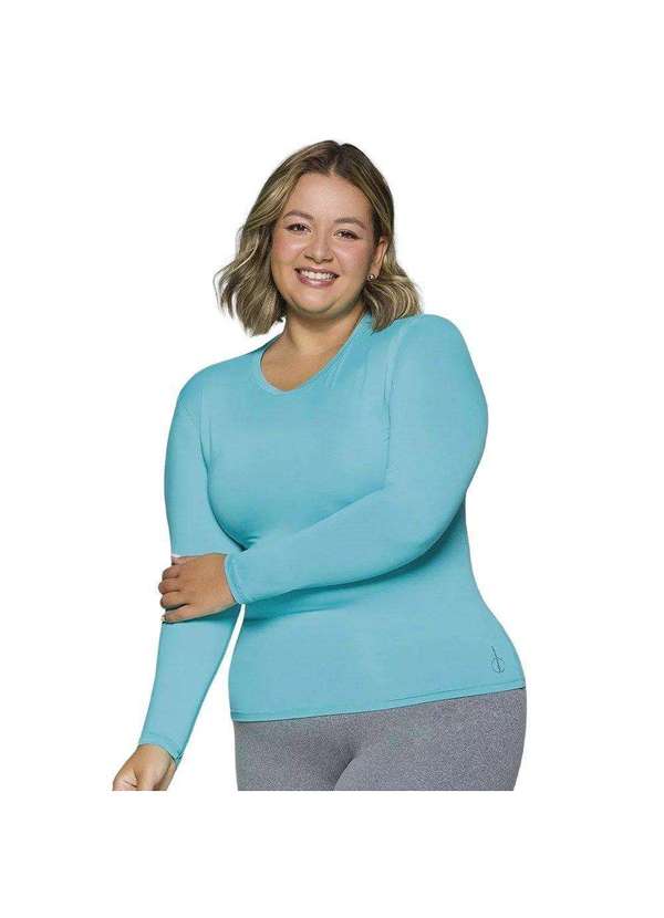 Selene - Kit 2 Camisas Térmicas Selene Proteção Uv Plus Size Feminina Preto 3