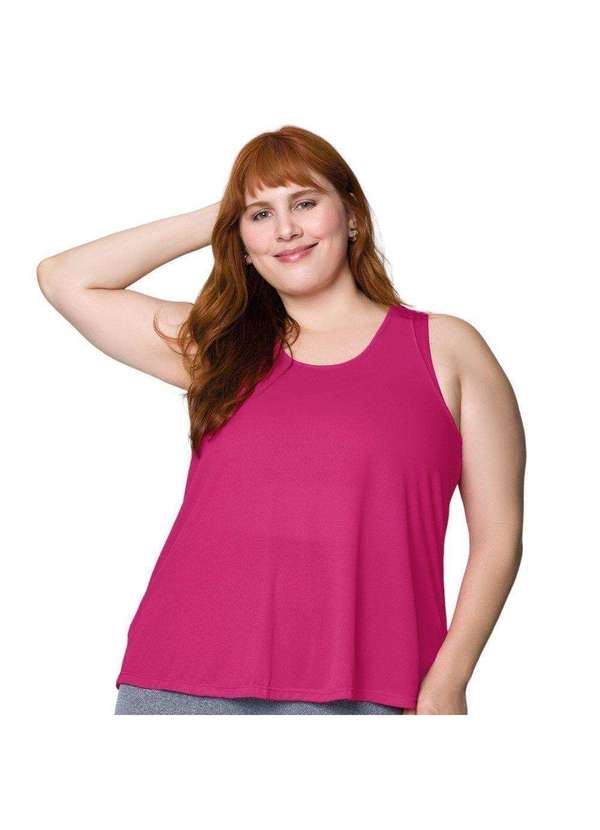 Selene - Regata Selene Fitness Plus Size Feminina Rosa