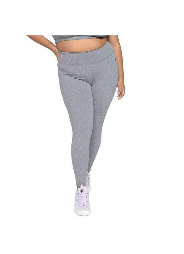 Fila - Calça Legging Fila Flat Life Plus Size Feminina Cinza