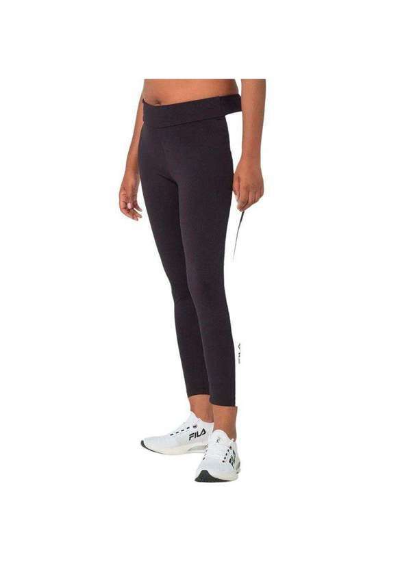 Fila - Calça Legging Fila Letter Fit Plus Size Feminina Preto