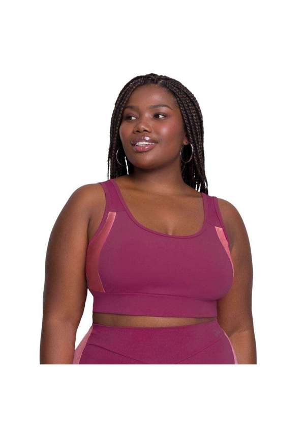 Selene - Top Selene com Recorte Plus Size Feminino Rosa