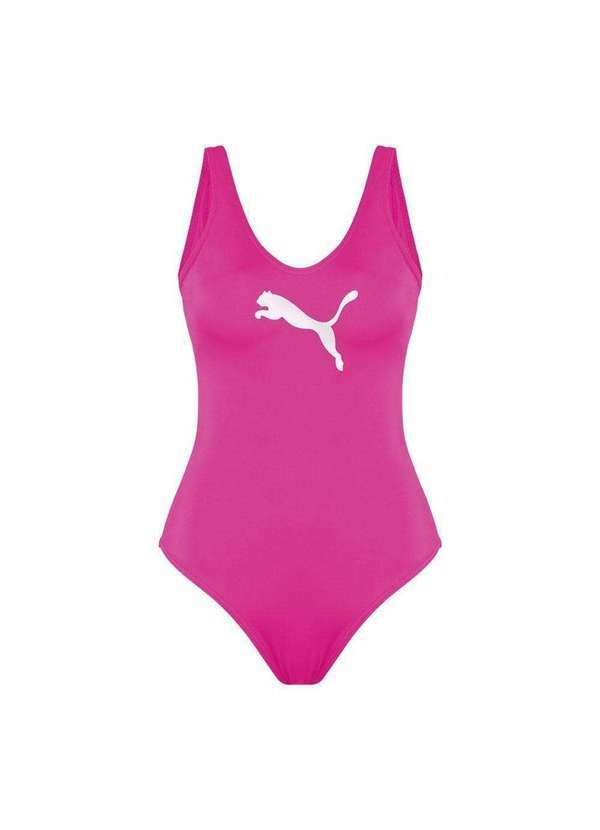 Puma - Maiô Puma Clássico Feminino Rosa