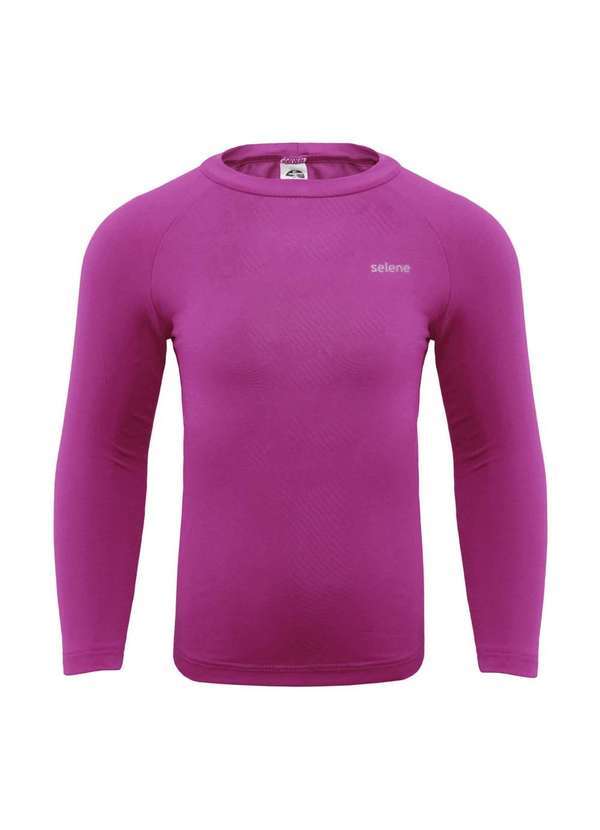 Selene - Camisa Térmica Selene Proteção Uv Manga Longa Juvenil Rosa