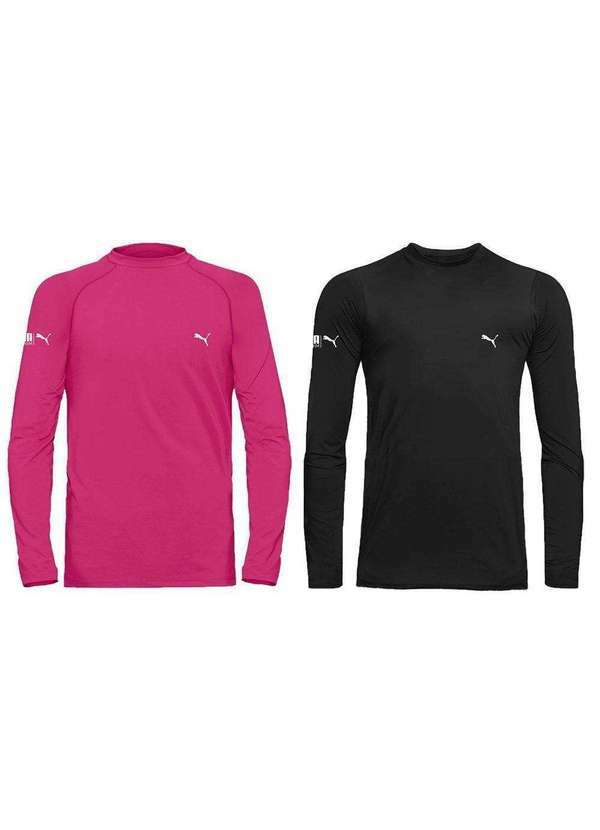 Puma - Kit 2 Camisas Térmica Puma Uv50 Manga Longa Infantil Kit 2 Camisas Térmica Puma Infantil