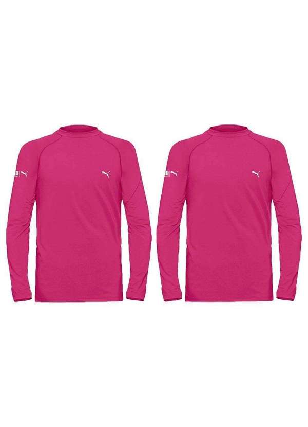 Puma - Kit 2 Camisas Térmica Puma Uv50 Manga Longa Infantil Kit 2 Camisas Térmica Puma Infantil