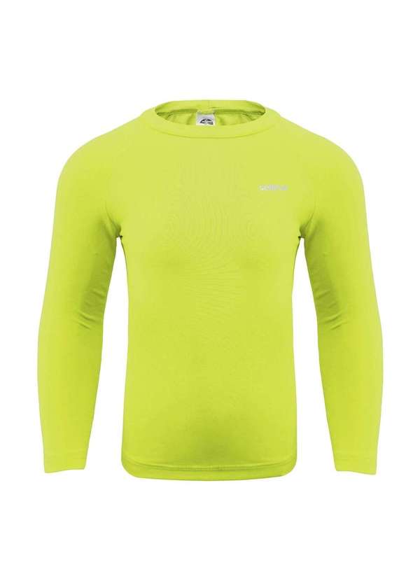 Selene - Kit 3 Camisas Térmicas Selene Uv50 Manga Longa Infantil Amarelo 4