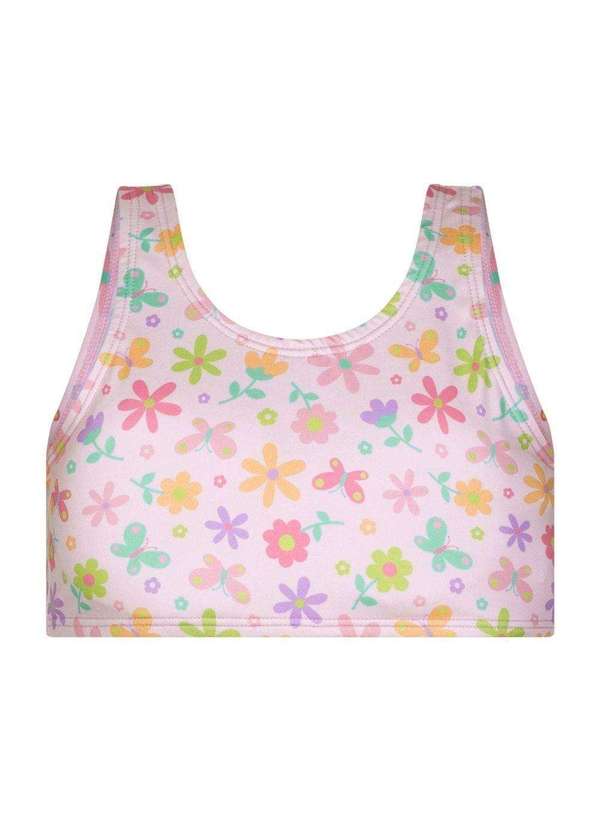 Selene - Top Biquíni Selene com Amarração Infantil Rosa