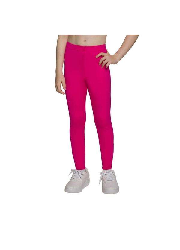 Selene - Calça Legging Selene Básica Juvenil Rosa