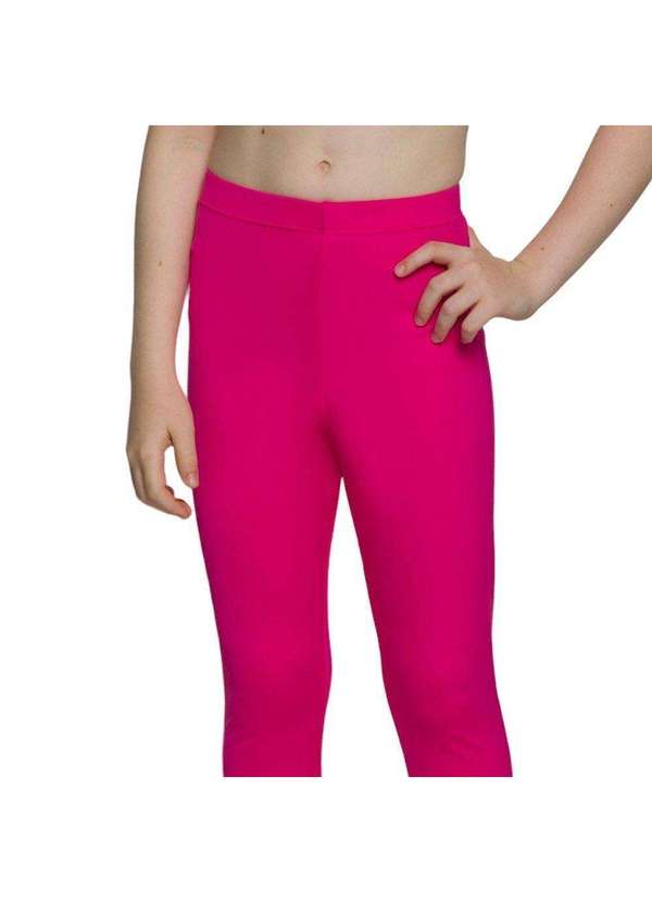 Selene - Calça Legging Selene Básica Juvenil Rosa 2