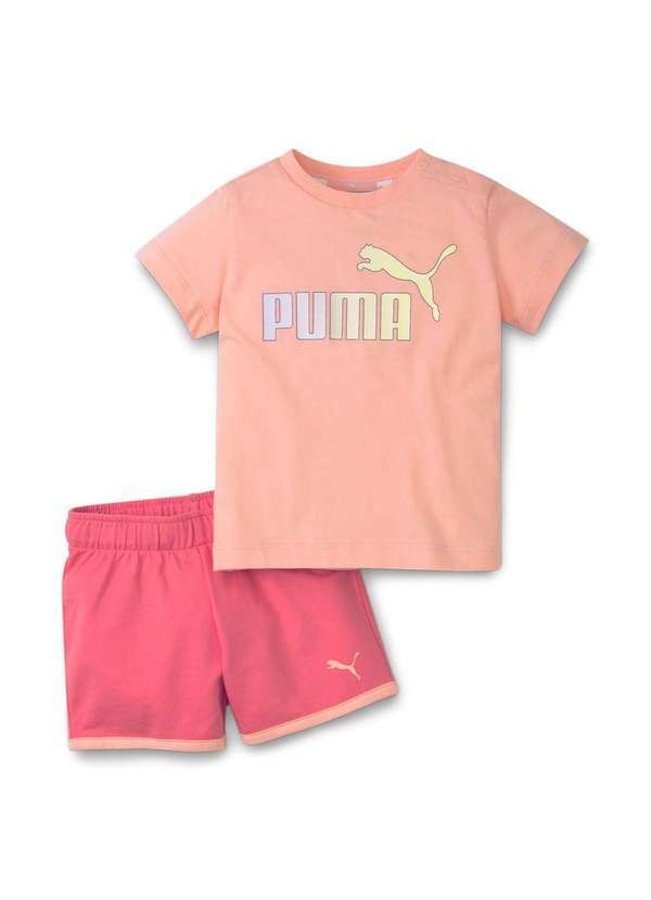 Puma - Conjunto Puma Minicats Bebê Infantil - Rosa Rosa
