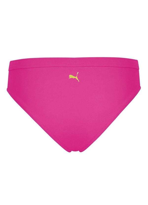 Puma - Calcinha Biquíni Puma Clássica Juvenil Rosa 2
