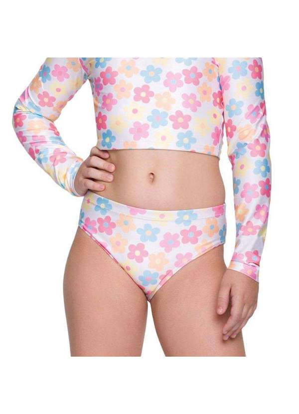 Selene - Calcinha Biquíni Selene Praia Juvenil Branco