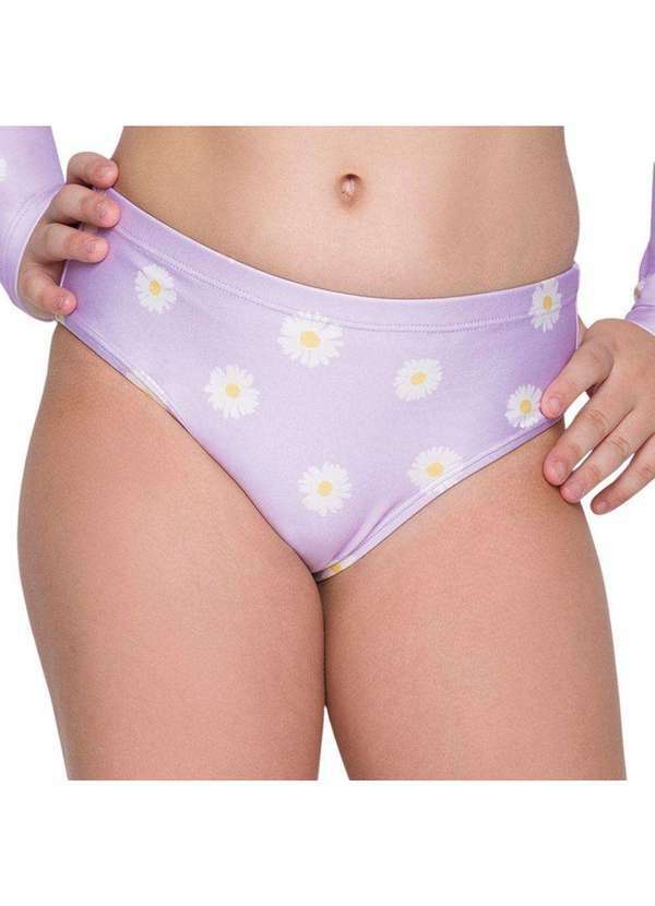 Selene - Calcinha Biquíni Selene Praia Juvenil Roxo 2