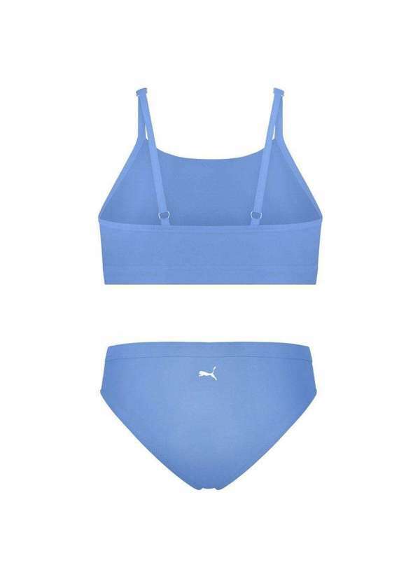 Puma - Conjunto Biquíni Puma Top  Calcinha Swim Infantil Azul 2