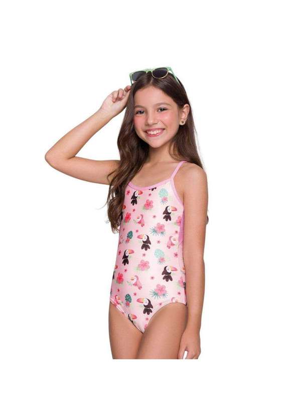 Selene - Maiô Selene Alcinha Regulável Infantil Rosa