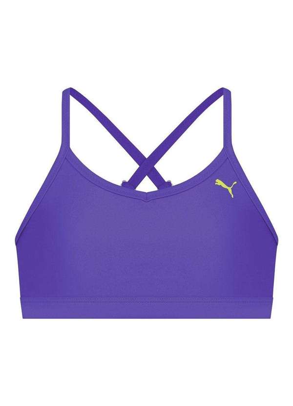 Puma - Top Biquíni Puma Básico Juvenil Roxo