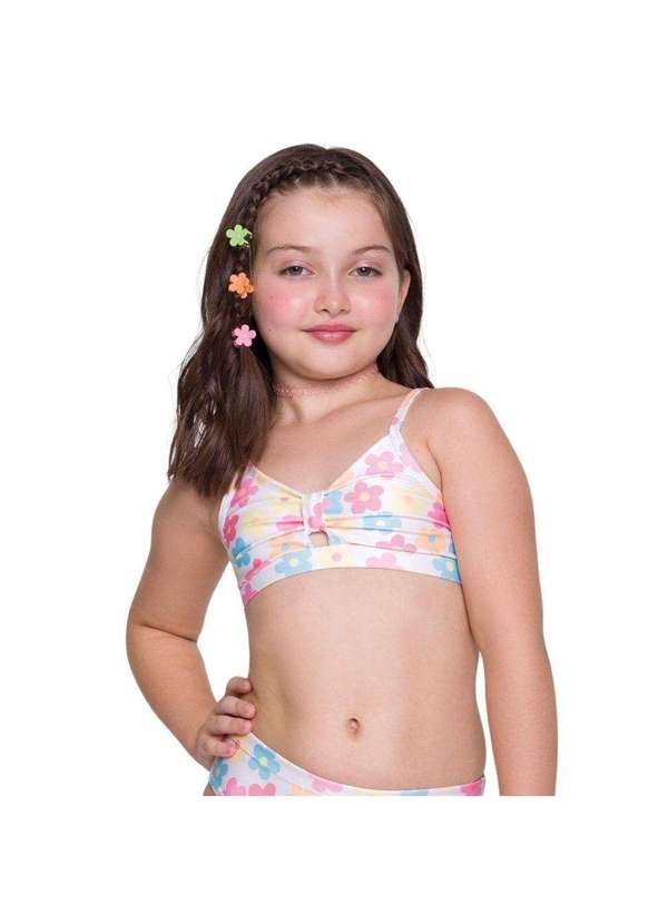 Selene - Top Biquíni Selene Praia Juvenil Branco