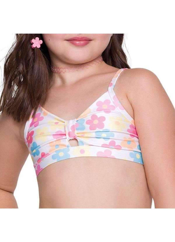 Selene - Top Biquíni Selene Praia Juvenil Branco 2