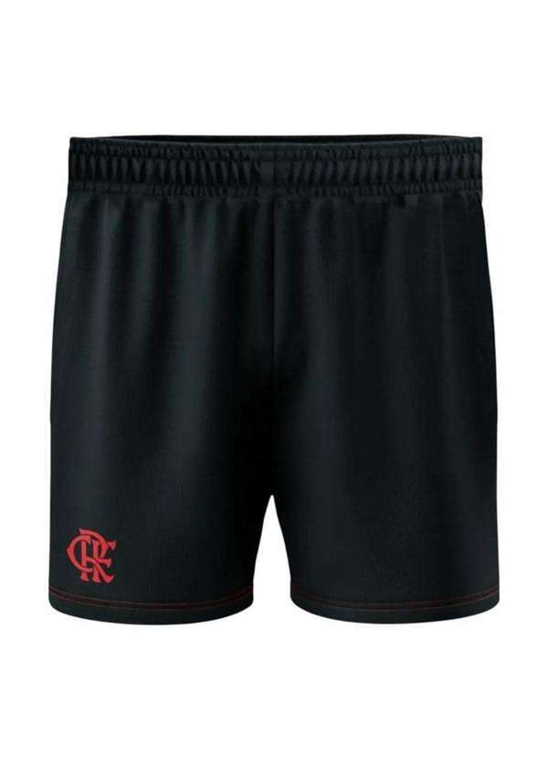 Braziline - Bermuda Braziline Flamengo Brotar Infantil Preto