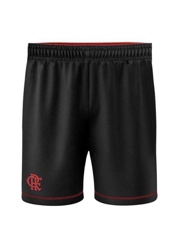 Braziline - Bermuda Braziline Flamengo Taça Infantil Preto