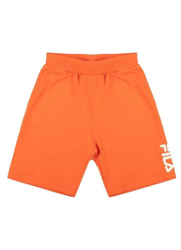 Fila - Bermuda Fila Basic Letter Infantil Laranja