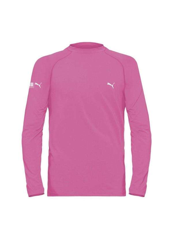 Puma - Camisa Térmica Puma Uv50 Manga Longa Infantil Rosa 1