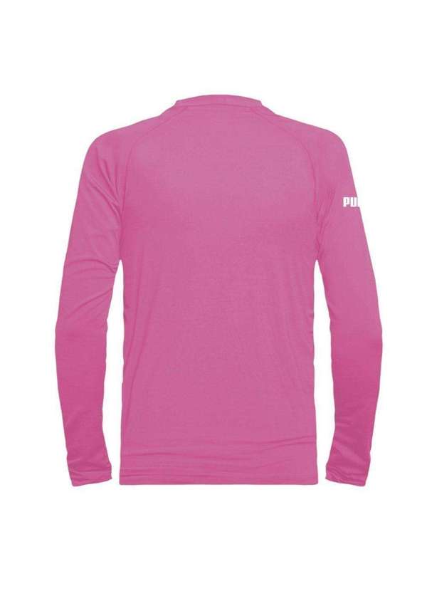 Puma - Camisa Térmica Puma Uv50 Manga Longa Infantil Rosa 2