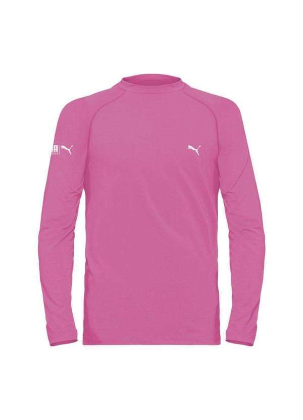 Puma - Camisa Térmica Puma Uv50 Manga Longa Juvenil Rosa