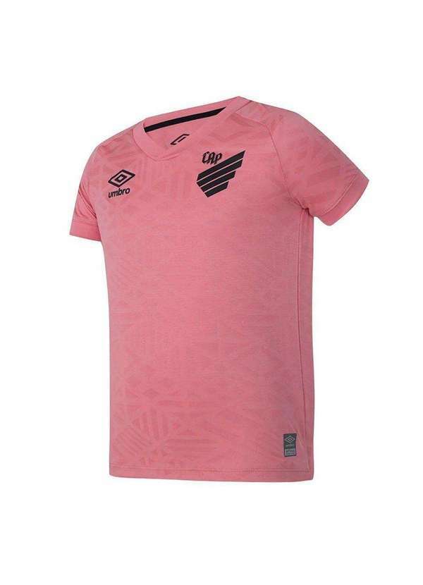 Umbro - Camisa Umbro Athletico Paranaense Outubro Rosa 2022 Infantil Rosa